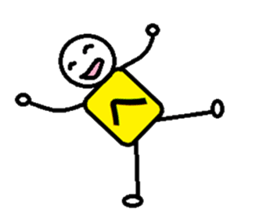 Dancing HiraganaMan! sticker #6034771