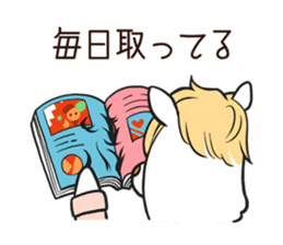 Alpaca of Aku volume hairdresser sticker #6034806