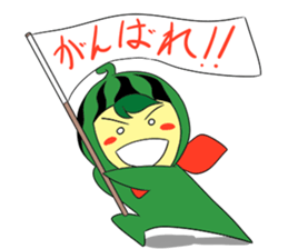 the water meron man 3 sticker #6035240