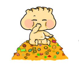 Dumpling YUM sticker #6035480