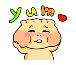 Dumpling YUM sticker #6035481