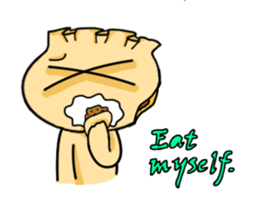 Dumpling YUM sticker #6035482