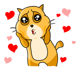 I am a funny cat! sticker #6035508