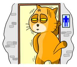 I am a funny cat! sticker #6035510