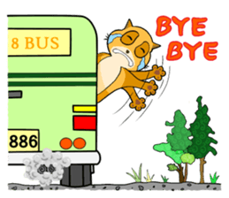 I am a funny cat! sticker #6035514