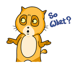 I am a funny cat! sticker #6035524