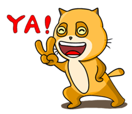 I am a funny cat! sticker #6035526