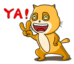 I am a funny cat! sticker #6035526