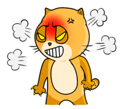 I am a funny cat! sticker #6035533