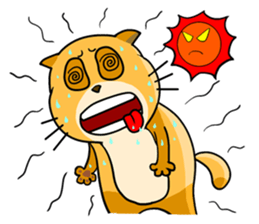 I am a funny cat! sticker #6035534