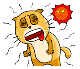 I am a funny cat! sticker #6035534