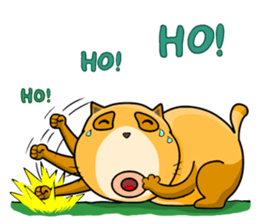 I am a funny cat! sticker #6035538