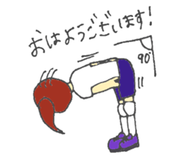 high school student-volleyball club sticker #6036308