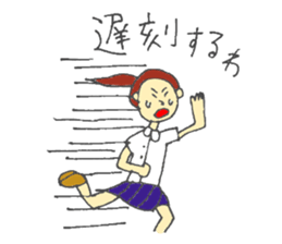 high school student-volleyball club sticker #6036336