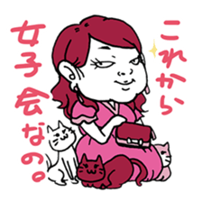 The flatter ugly woman to man sticker #6036436