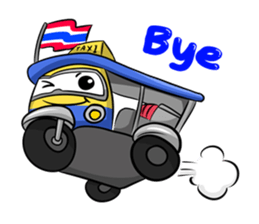 Wow!! Amazing TAXI : 3 wheels car sticker #6036841