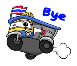 Wow!! Amazing TAXI : 3 wheels car sticker #6036841