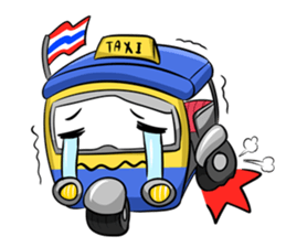 Wow!! Amazing TAXI : 3 wheels car sticker #6036842