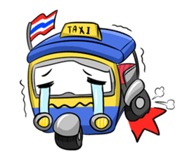 Wow!! Amazing TAXI : 3 wheels car sticker #6036842