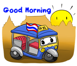 Wow!! Amazing TAXI : 3 wheels car sticker #6036844