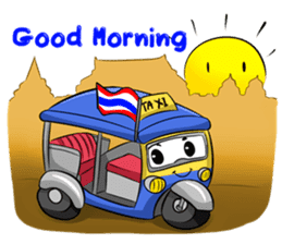 Wow!! Amazing TAXI : 3 wheels car sticker #6036844