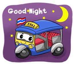 Wow!! Amazing TAXI : 3 wheels car sticker #6036845