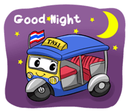 Wow!! Amazing TAXI : 3 wheels car sticker #6036845