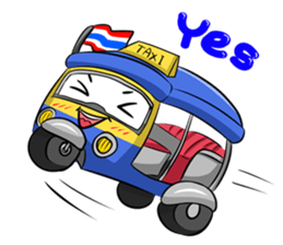 Wow!! Amazing TAXI : 3 wheels car sticker #6036847