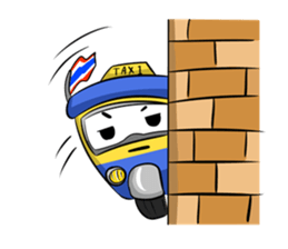 Wow!! Amazing TAXI : 3 wheels car sticker #6036848