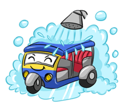 Wow!! Amazing TAXI : 3 wheels car sticker #6036852