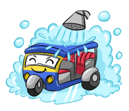 Wow!! Amazing TAXI : 3 wheels car sticker #6036852