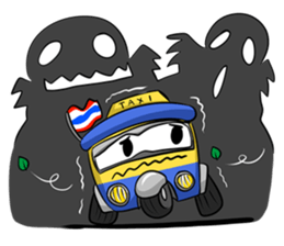 Wow!! Amazing TAXI : 3 wheels car sticker #6036854