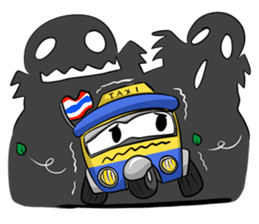 Wow!! Amazing TAXI : 3 wheels car sticker #6036854