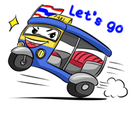 Wow!! Amazing TAXI : 3 wheels car sticker #6036856