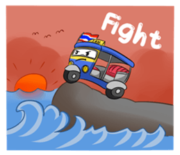 Wow!! Amazing TAXI : 3 wheels car sticker #6036857