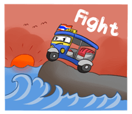 Wow!! Amazing TAXI : 3 wheels car sticker #6036857