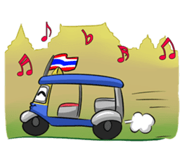 Wow!! Amazing TAXI : 3 wheels car sticker #6036863