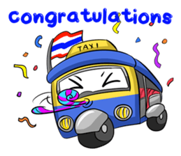 Wow!! Amazing TAXI : 3 wheels car sticker #6036864