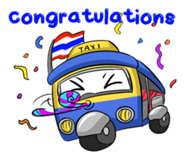 Wow!! Amazing TAXI : 3 wheels car sticker #6036864