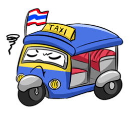 Wow!! Amazing TAXI : 3 wheels car sticker #6036866