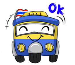 Wow!! Amazing TAXI : 3 wheels car sticker #6036868