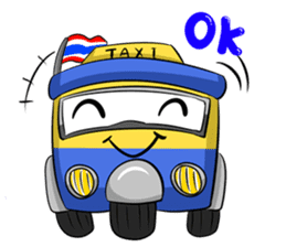 Wow!! Amazing TAXI : 3 wheels car sticker #6036868