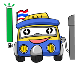 Wow!! Amazing TAXI : 3 wheels car sticker #6036871