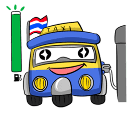 Wow!! Amazing TAXI : 3 wheels car sticker #6036871