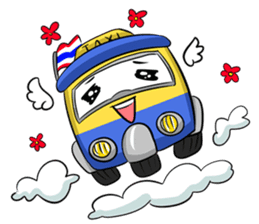 Wow!! Amazing TAXI : 3 wheels car sticker #6036872
