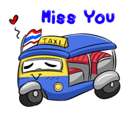 Wow!! Amazing TAXI : 3 wheels car sticker #6036873