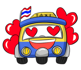 Wow!! Amazing TAXI : 3 wheels car sticker #6036874