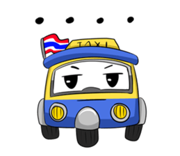 Wow!! Amazing TAXI : 3 wheels car sticker #6036875