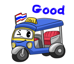 Wow!! Amazing TAXI : 3 wheels car sticker #6036879