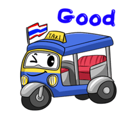 Wow!! Amazing TAXI : 3 wheels car sticker #6036879